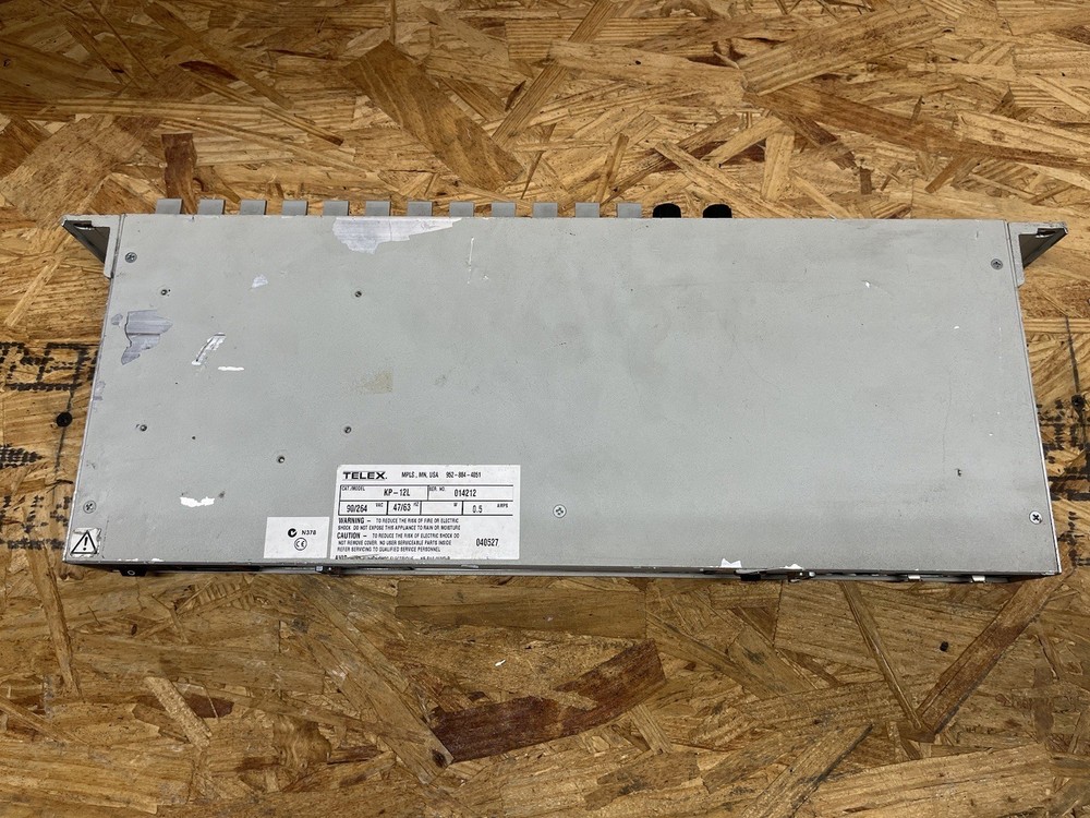 UNTESTED RTS Telex KP-12L 12 Position Key Panel Intercom System