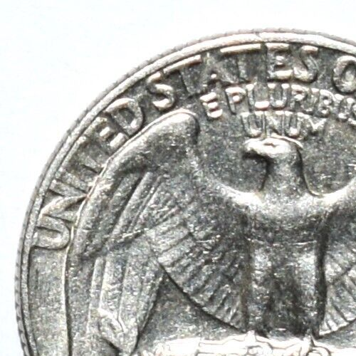 1974 Quarter Error No Mint Mark Missing Claw/Foot, Weak Strike, Missing I's DD +