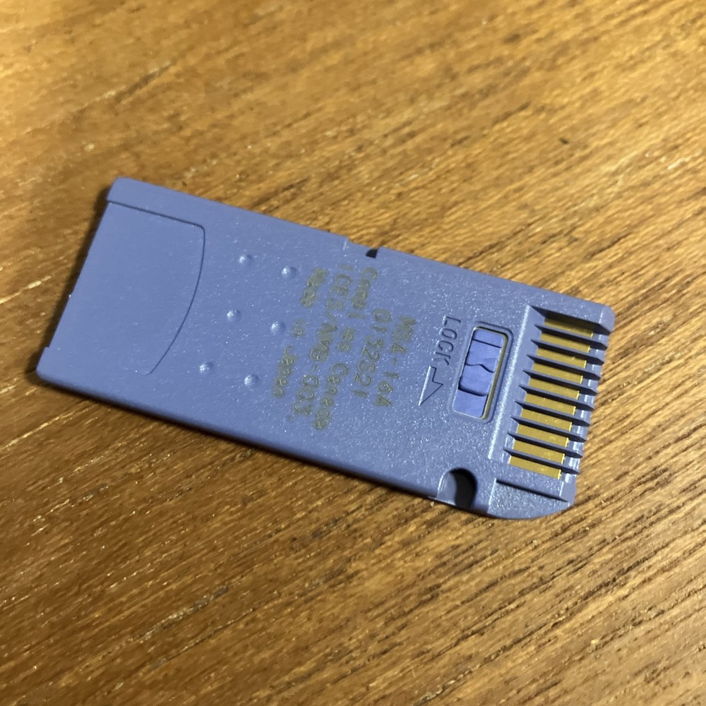 Sony Genuine Memory Stick 16MB MEGABYTE MSA-16A Camera Memory Card Tested