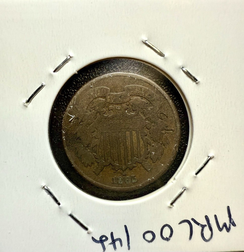 Sharp 1865 2¢ Piece – Early U.S. Copper – Collectible Quality