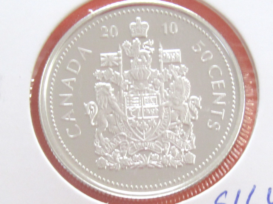 2010 Canada 50 Cents Silver Proof