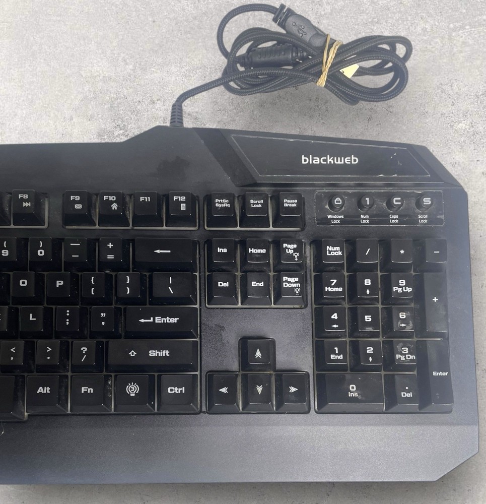 Blackweb BWA17HO004 Mechanical Gaming Keyboard Black PC
