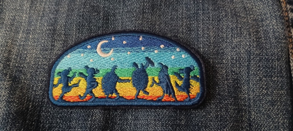 Grateful Dead Moondance 3 Inch Iron On MINI Patch