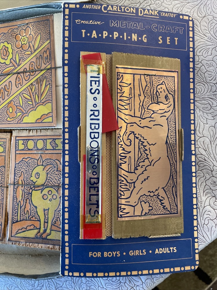 VINTAGE CREATIVE METAL CRAFT TAPPING SET
