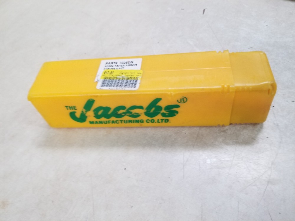 Jacobs Manufacturing Taper Drill Chuck Arbor Mount JT4 7328DN Shank Tool