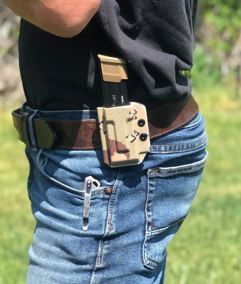 9mm/ 40 S&W Double Stack Magazine Carrier - MRD Adjustable Retention