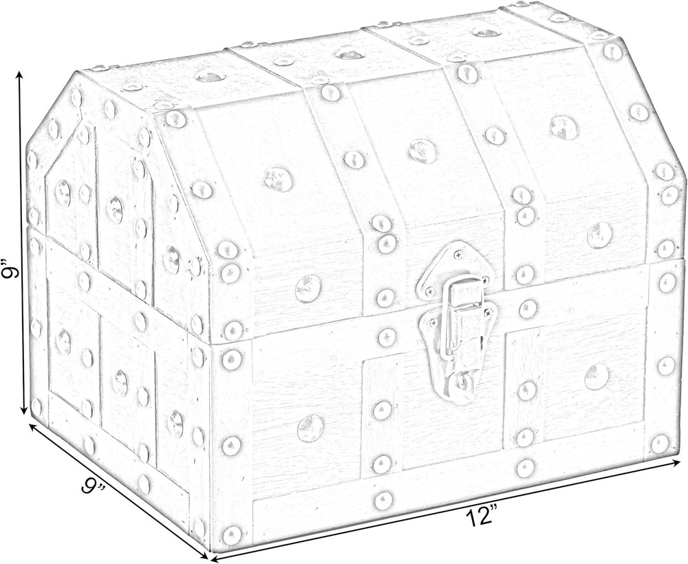 (Tm) Vintage Caribbean Pirate Chest