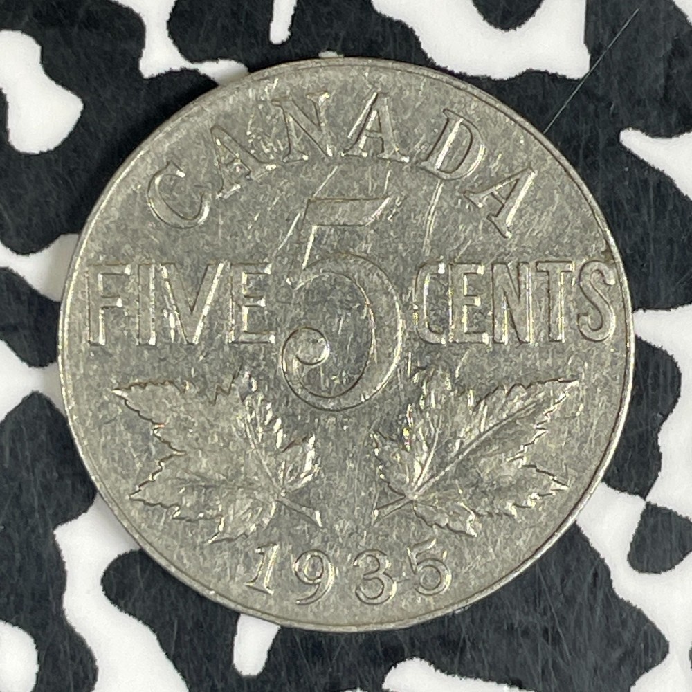 1935 Canada 5 Cents Lot#C6387