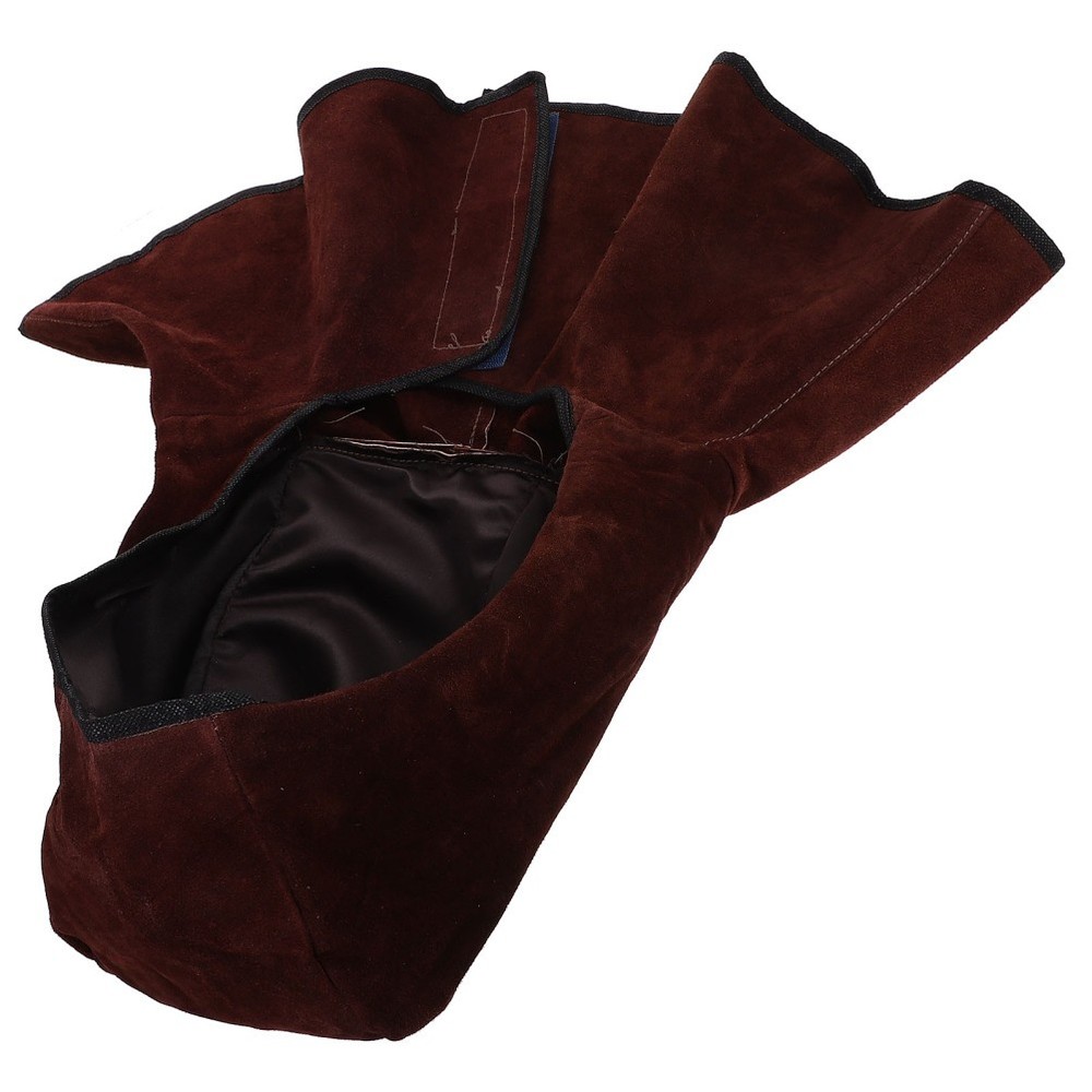 Cowhide Welding Hood Protective Caps With Neck Shoulder Drape