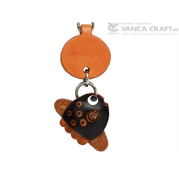 Sunfish Japanese Leather Keychains Fish