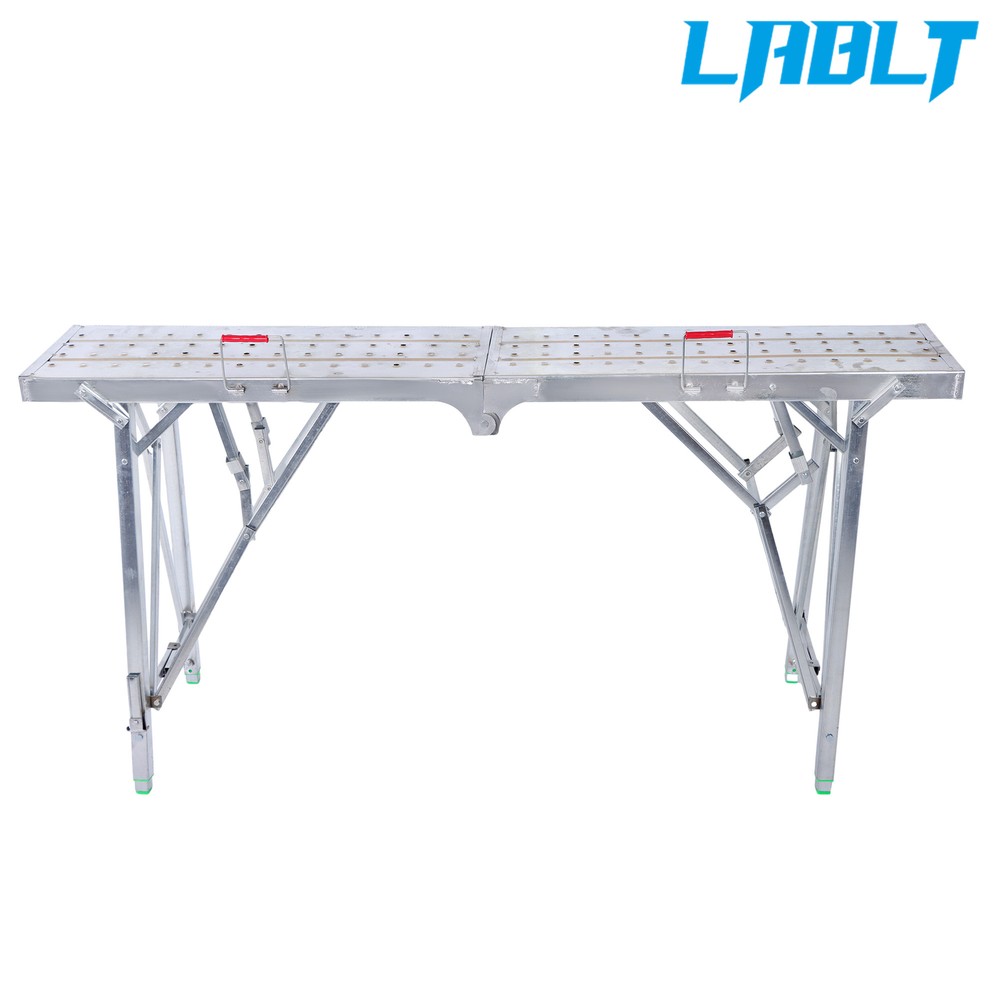LABLT Portable Folding Scaffolding Platform Work Bench Scaffold Step Ladder 1.6M