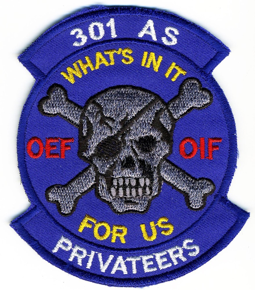 US Air Force Patch: 301st Airlift Squadron