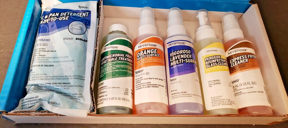 Professional Clean at First Sight Sample Kit Sysco # C101181 Ecolab Systems