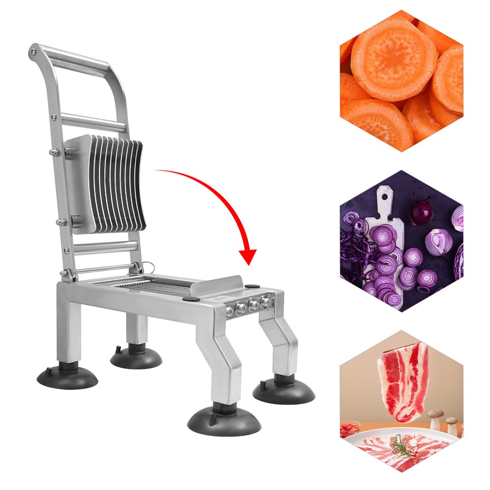Manual Vegetable Fruit Chopper Cutter Food Processor Cutter Slicer Kitchen...