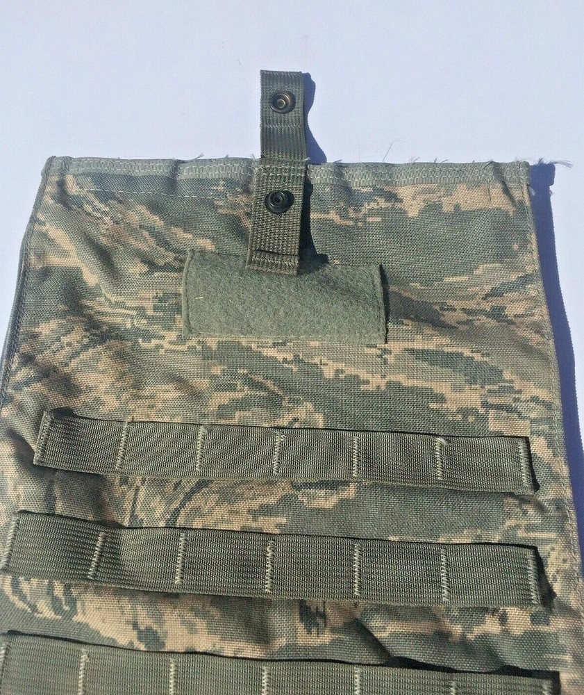 US Military Surplus Molle Panel Tiger Stripe air force Hydration Pouch