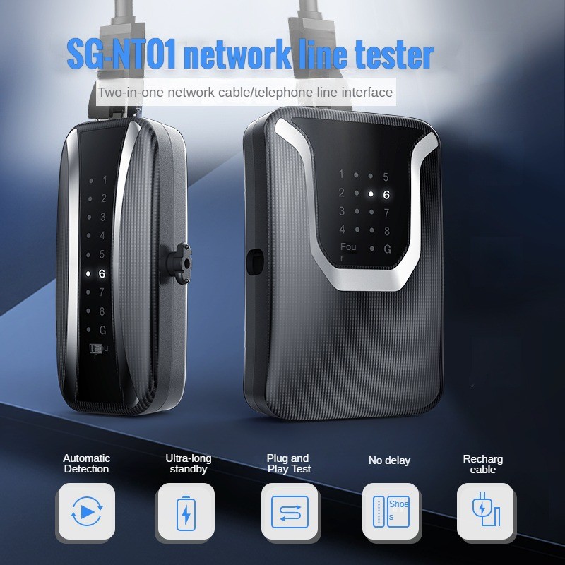 Network Cable Tester Network Line Test Device Plug/play Auto Detect Cable Tester