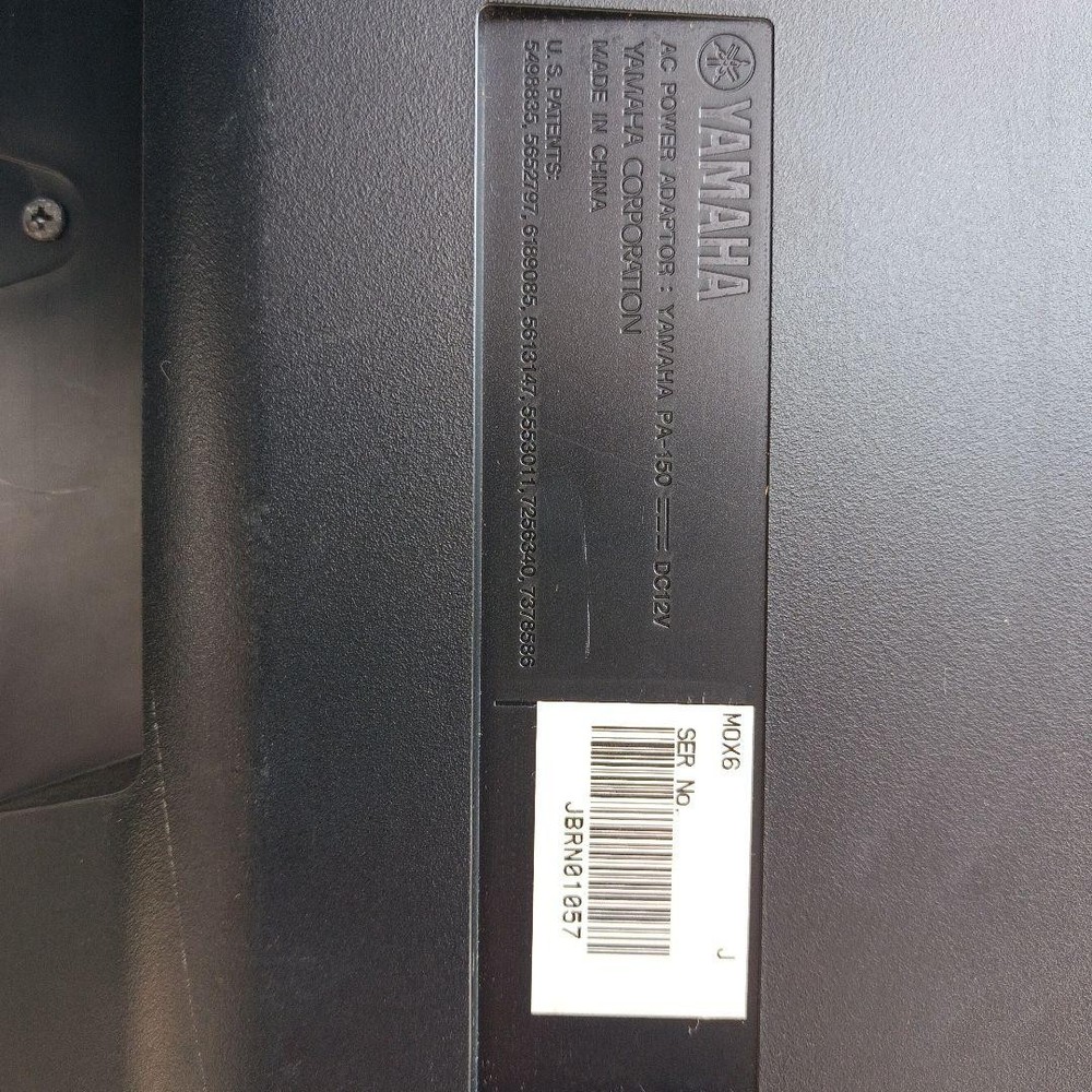 Yamaha MOX6 Keyboard Synthesizer Operation Confirmed