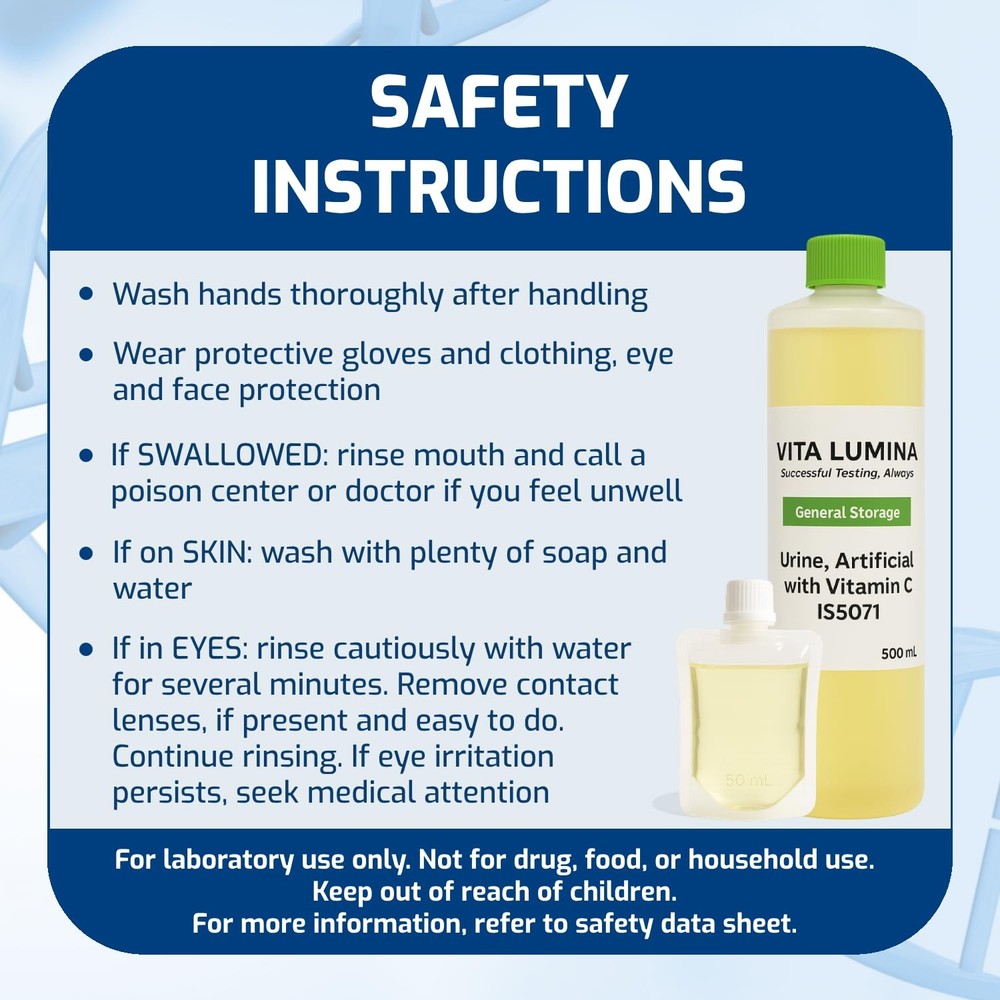50mL x 2 Pouches - Understanding Urinalysis - Synthetic Sub Solution with C -...