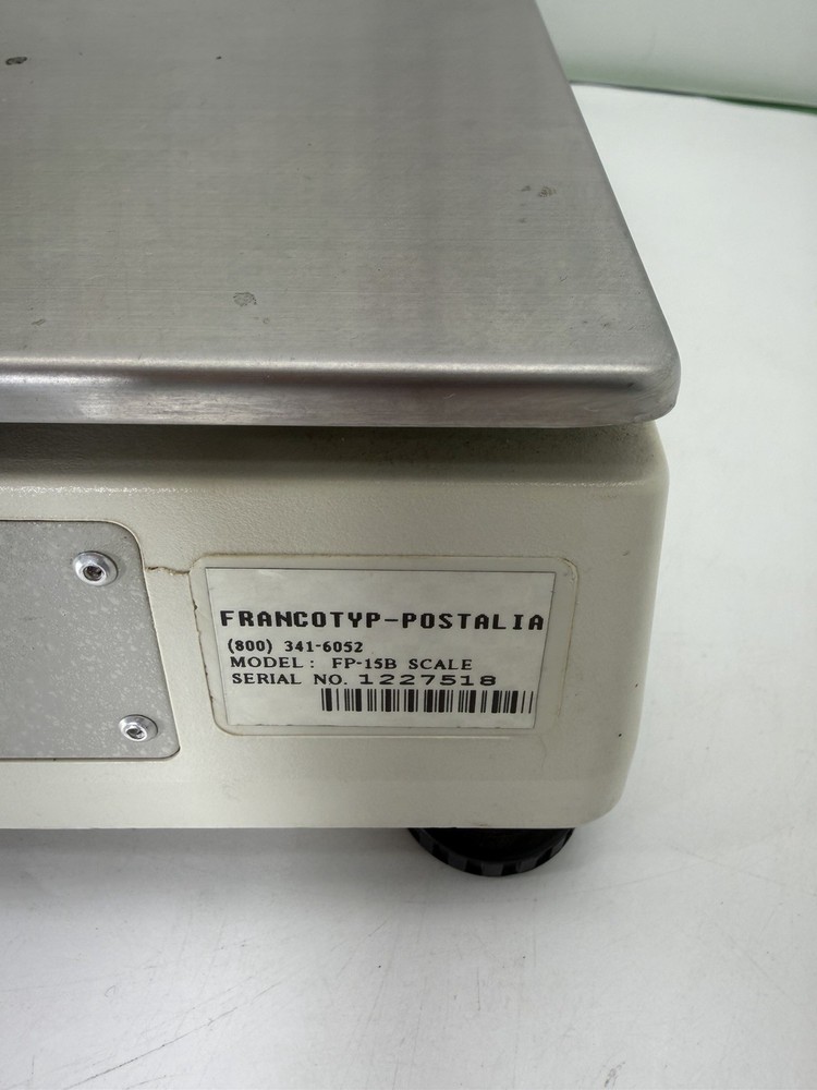 Francotyp Postalia FP 15 digital postal scale Untested.