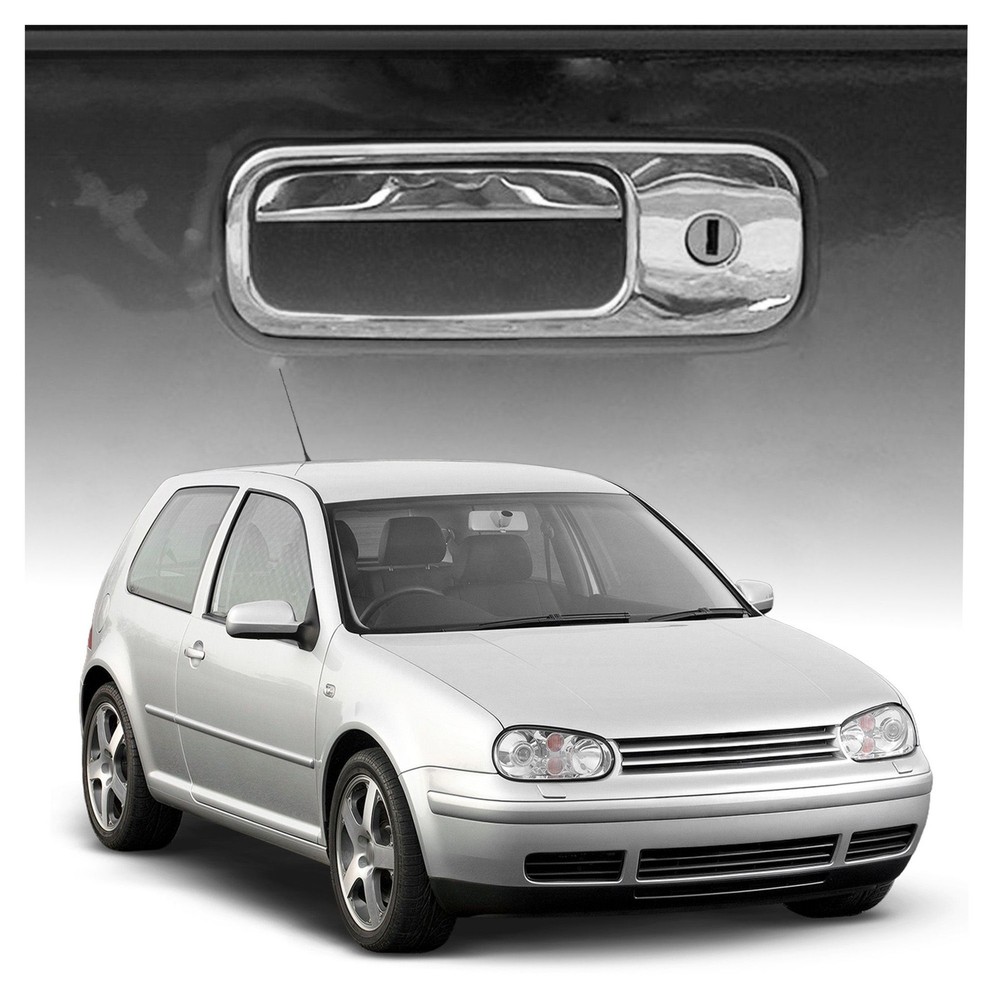 Tailgate Handle Cover for VW Golf Hatchback 3D 1997-2004 Chrome