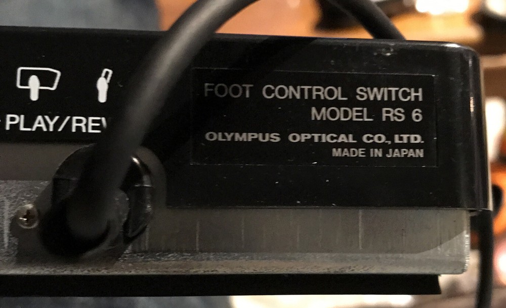Olympus Transciber Foot Switch Control Petal RS-6 Optical