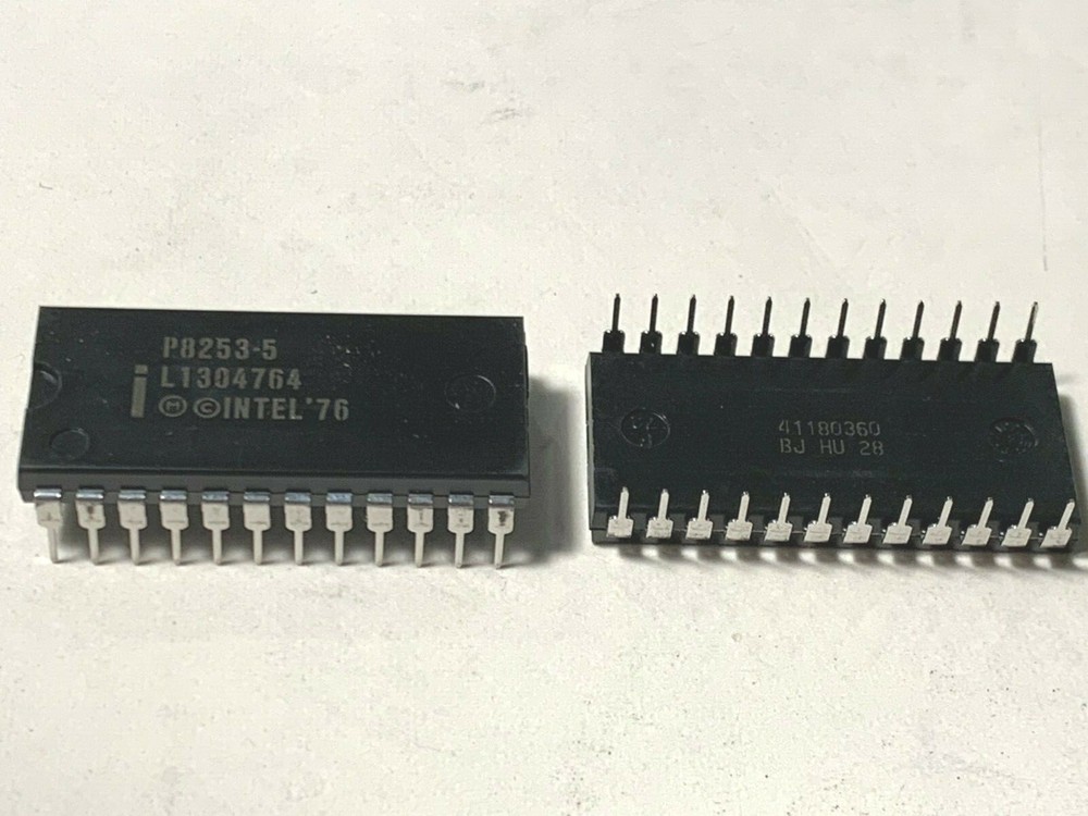 Intel IC- P8253-5- Programmable Interval Timer-DIP-24.