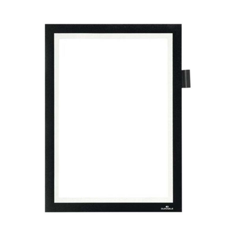 Professional Duraframe A4 Note with Pen Loop and Black Frame Fully Self Adhesive