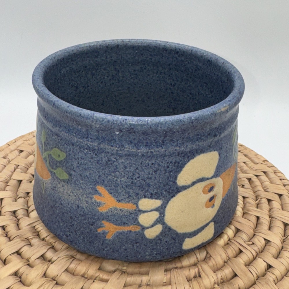 Studio Pottery Bowl Or Planter With Bird Motif