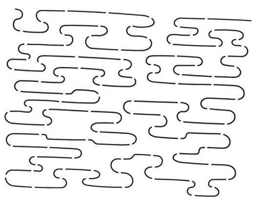 Pond Ripples Quilt Stencil