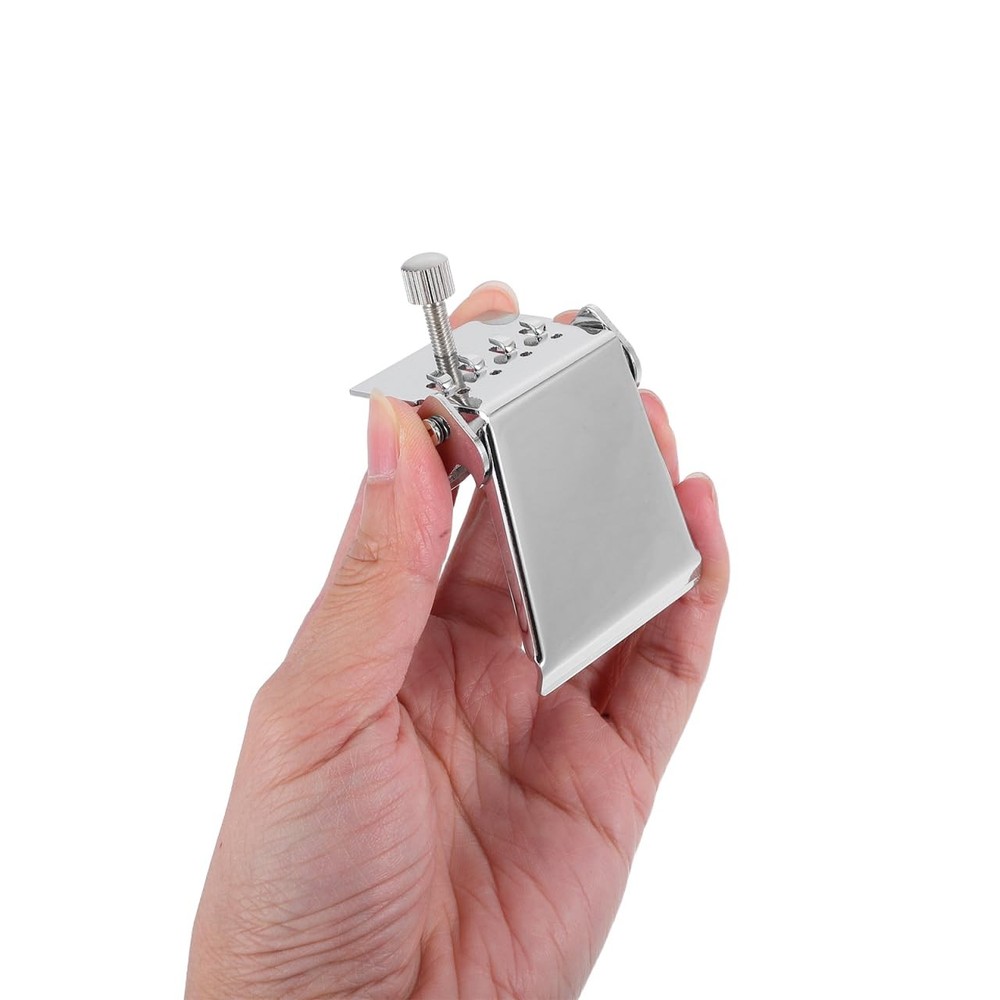 Silver Alloy Banjo Tailpiece 4 String Easy Install Durable Replacement Part