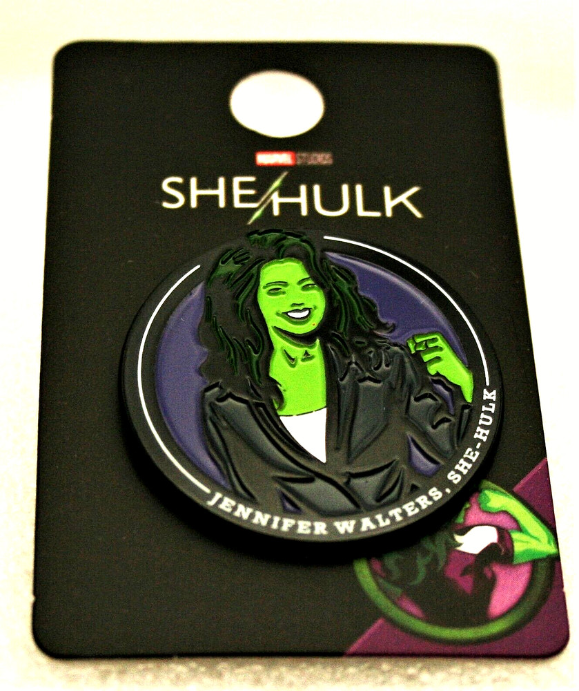 Marvel Studios She Hulk Jennifer Walters Hat Lapel Pin New MOC