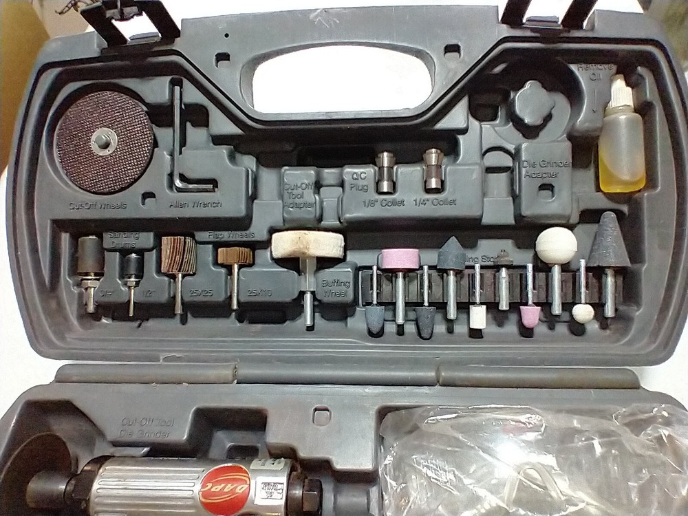 DeVILBISS Die Grinder/Cut Off Tool Kit.
