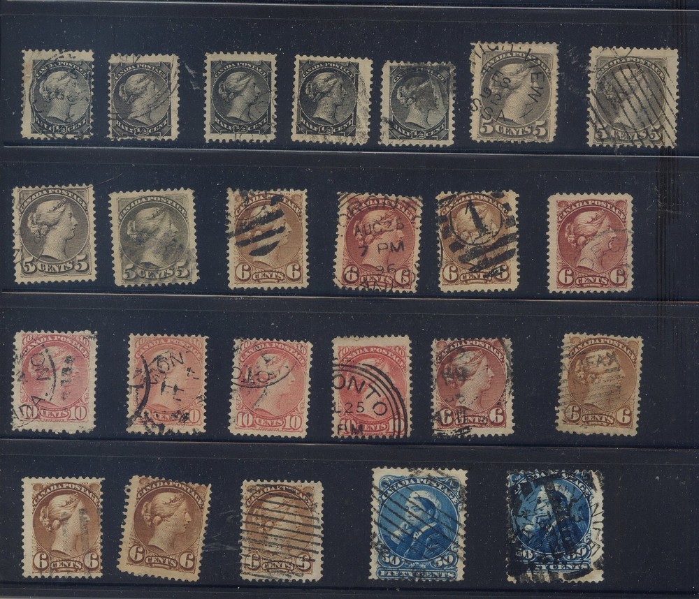 Canada  nice lot of used Queen  stamps   high catalog