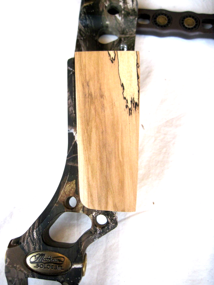 Custom Archery Bow Wood RH Rough Grip Blank Mathews Solocam Drenalin Switchback