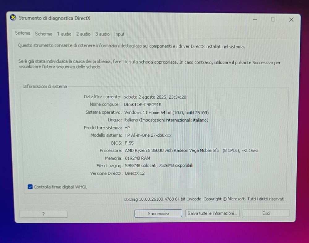 HP Fixed PC, Negotiable Price