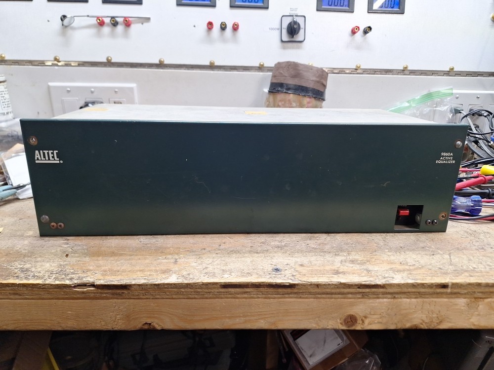 Vintage Altec 9860A Active Equalizer W/ altec rack.