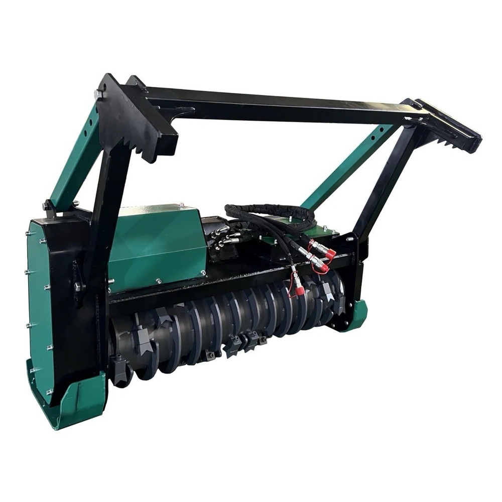 Raytree RMBD50 50 Drum Forestry Mulcher Hydraulic Skid Steer Attachment Low Flow