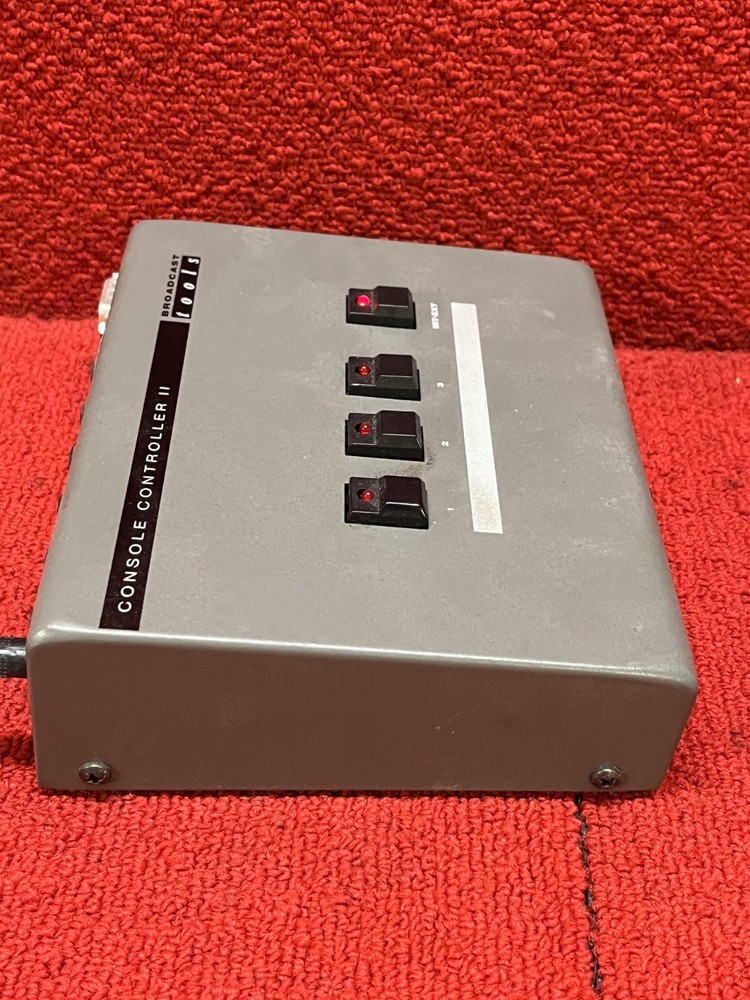Used Gray Broadcast Tools Console Controller II Tested Works Good Condition