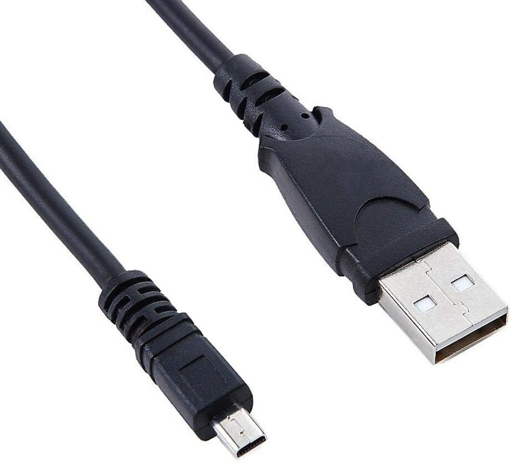 PwrON USB Charger PC Charging Data Sync Cable for Sony Cybershot DSC-W830 Camera