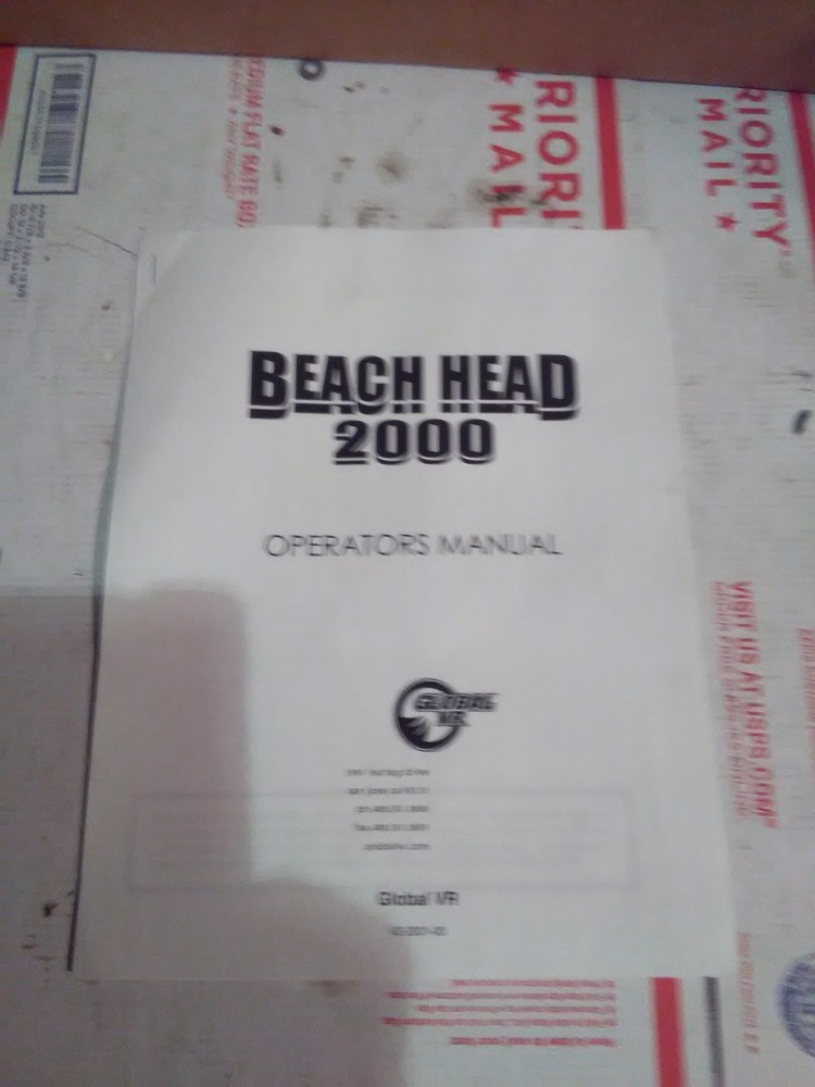 beach head 2000 arcade manual