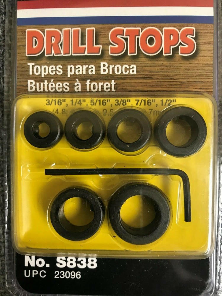 GENERAL TOOLS #S838 7PC DRILL STOP SET - NEW