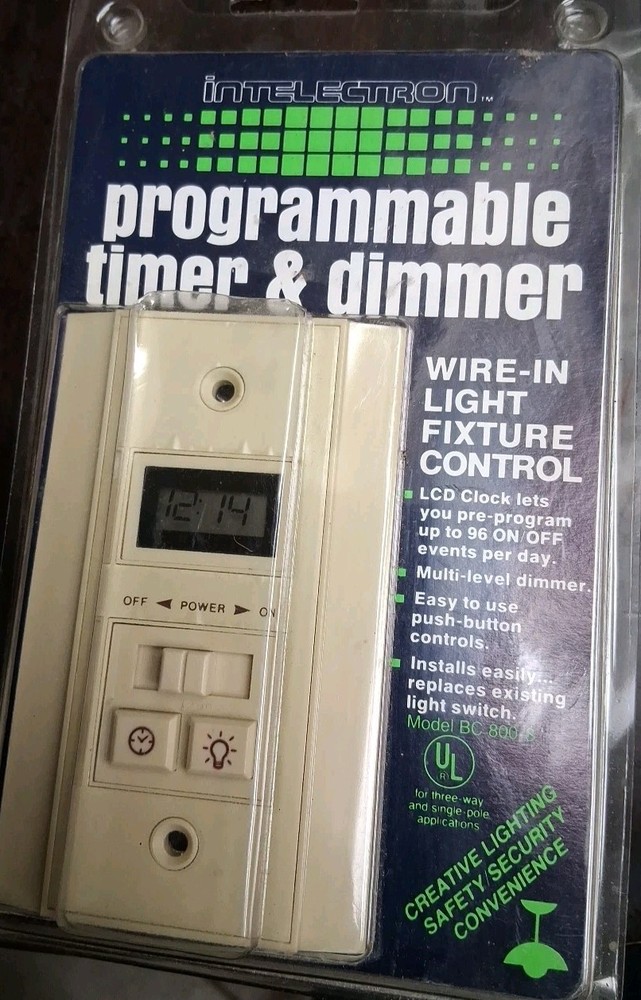 Intelectron Programmable Timer And Dimmer Lot Of 9