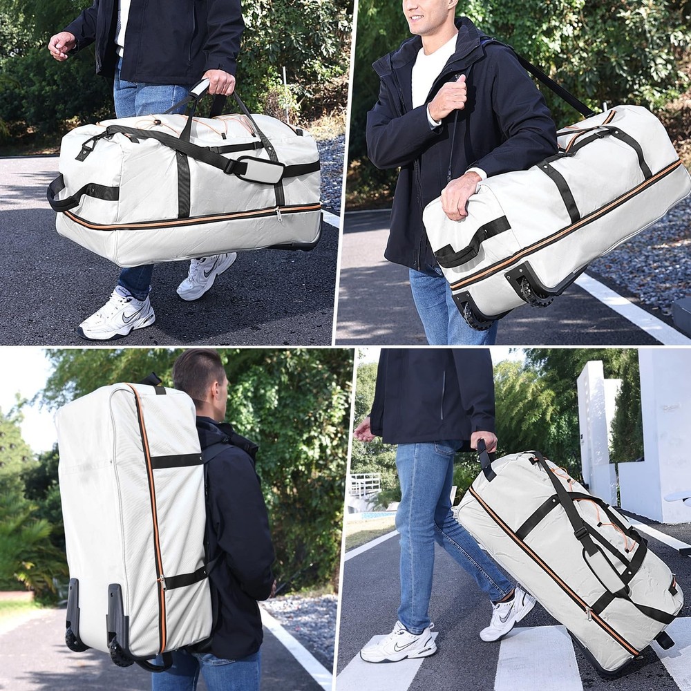 32” Soft Sided Foldable Duffel Bag without Telescopic Handle,110L 140L Exp