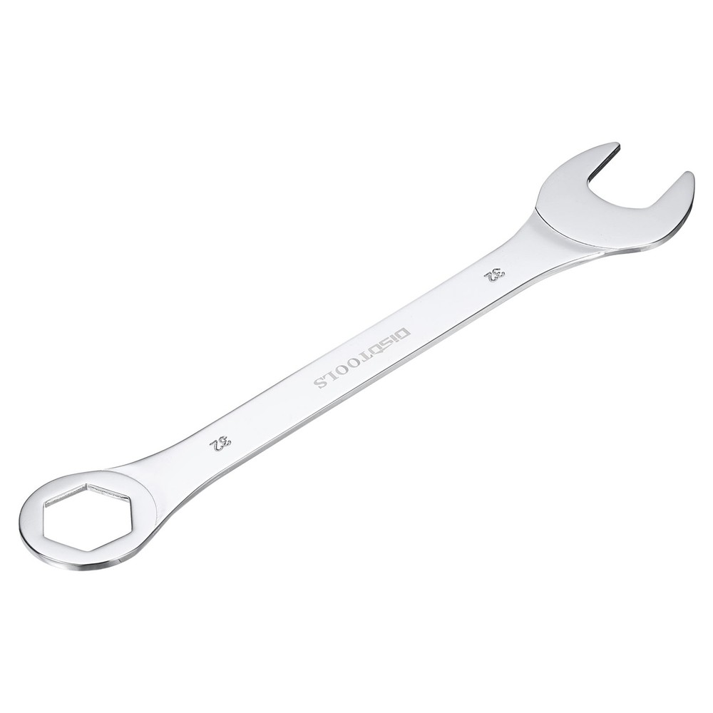Thin Combination Wrench 32mm 6-Point Chrome Plated Steel Silver
