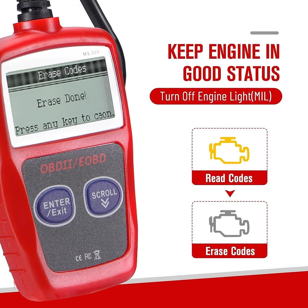 Diagnostic Code Reader Adapter OBD2 Scanner Check Engine Fault for ATV POLARIS.