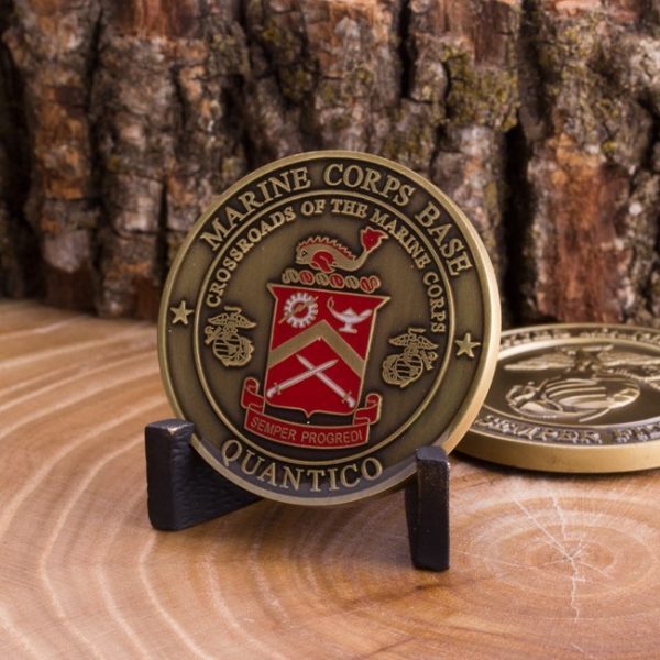 United States Marine Corps Base Quantico Challenge Coin