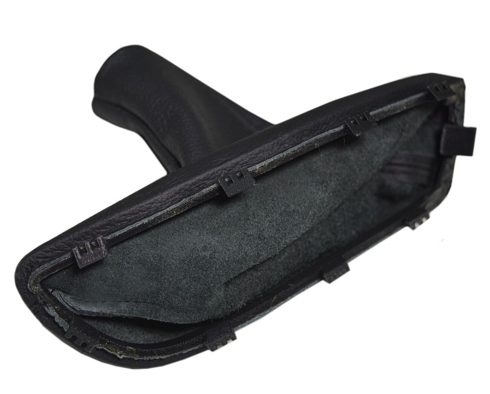 BMW X3 E83 2004-2010 GENUINE LEATHER HANDBRAKE CAP GREY STITCHING + FRAME