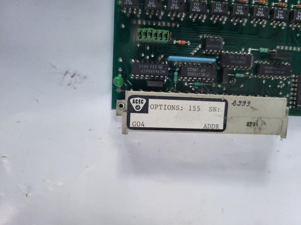 ACEC 4GI0529550 16OPT PCB BOARD (ubb21)