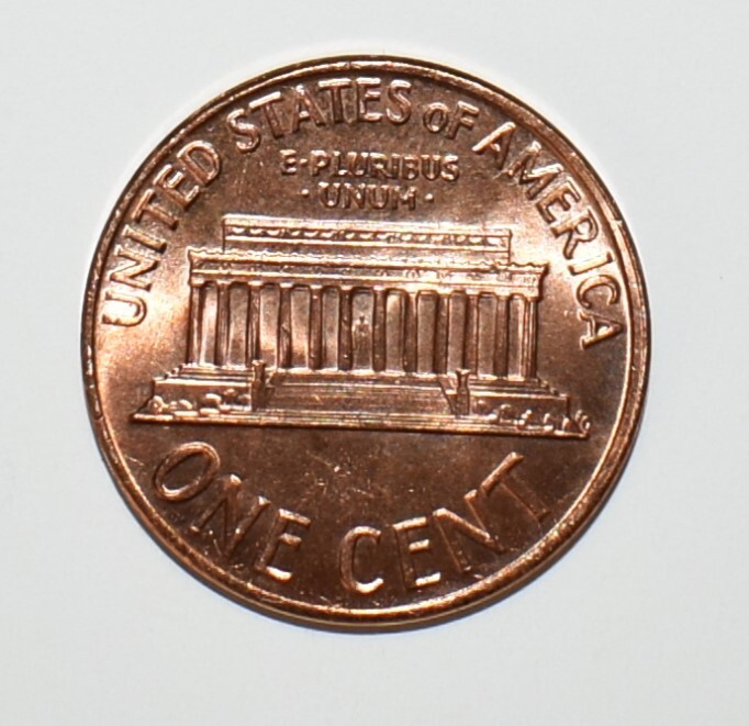 1968 Penny Error No Mint Mark P Red High Mint State Rim Collar DD Errors