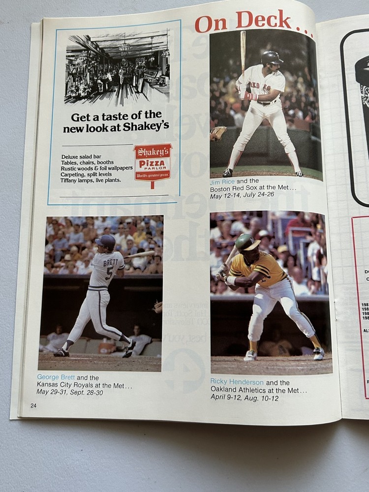 MINNESOTA TWINS BASEBALL PROGRAMS 1980 & 1981 Not Scored Very Nice